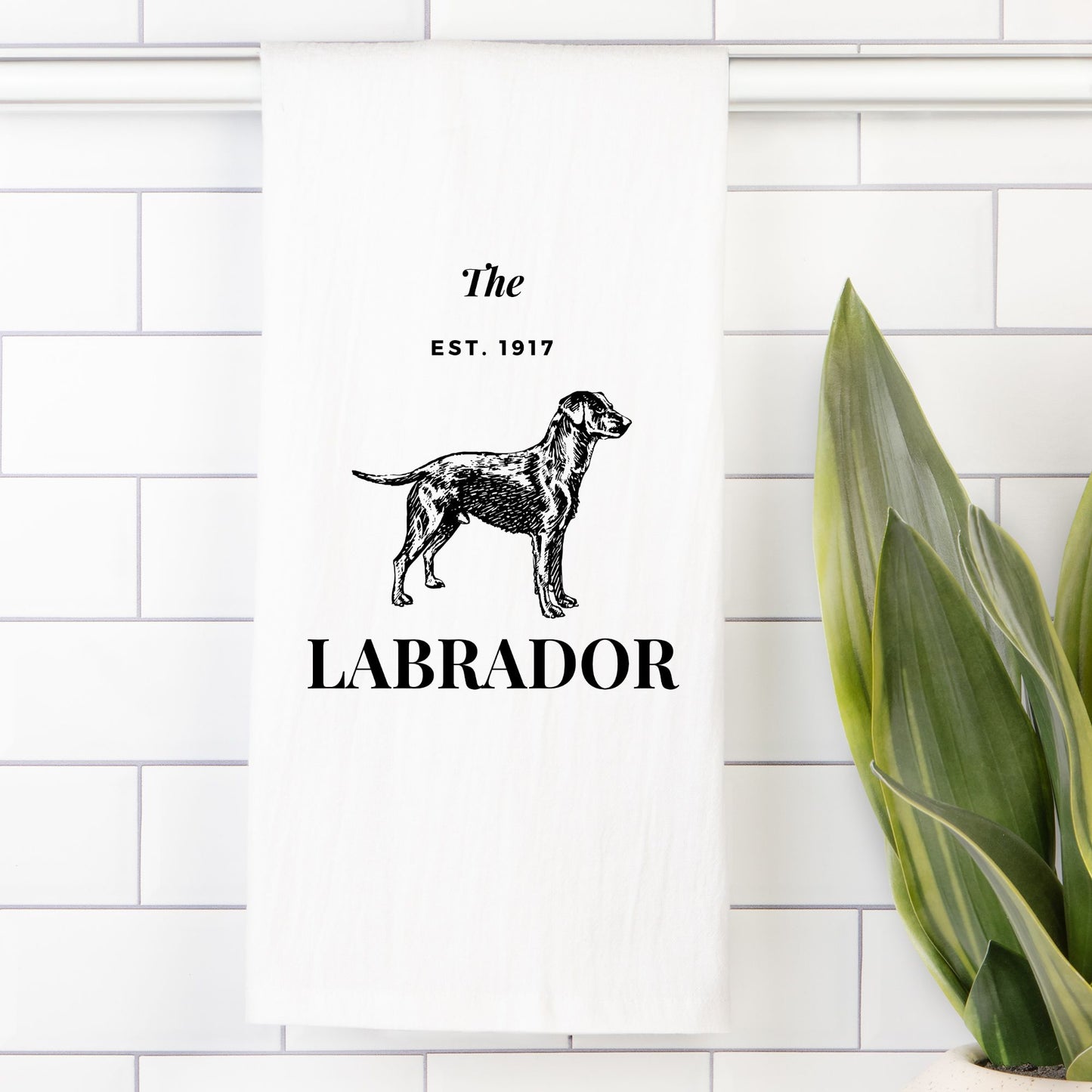 The 1917 Labrador Tea Towel