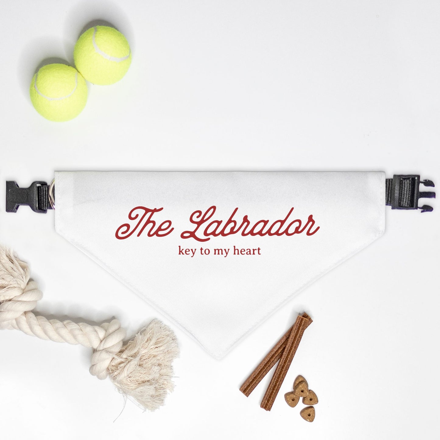 The Labrador- Key to My Heart Dog Bandana