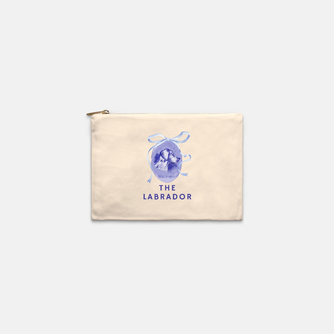 The Labrador Blue Cosmetic Bag